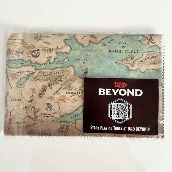 SEALED Dungeons And Dragons Honor Among Thieves Limited Edition Movie Promo Map - Picture 2 of 3